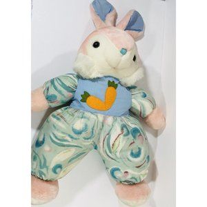 Superior Toy & Novelty Co Vintage Pink Plush Bunny Rabbit Toy 25” Stuffed Animal